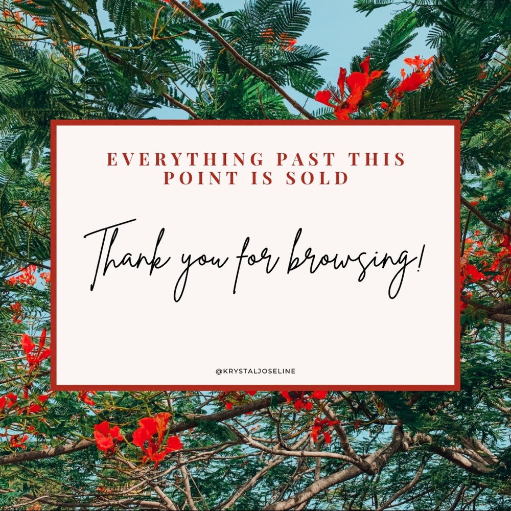 Sold past this point